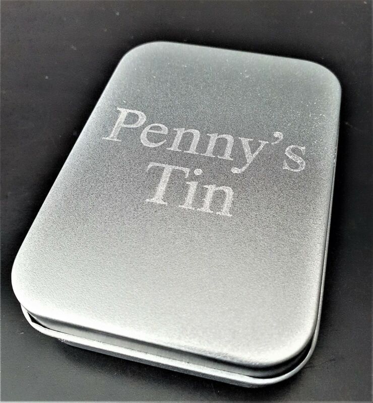 Personalised Engraved Tobacco Tin Birthday Gift Fathers Day Baccy Roll Up
