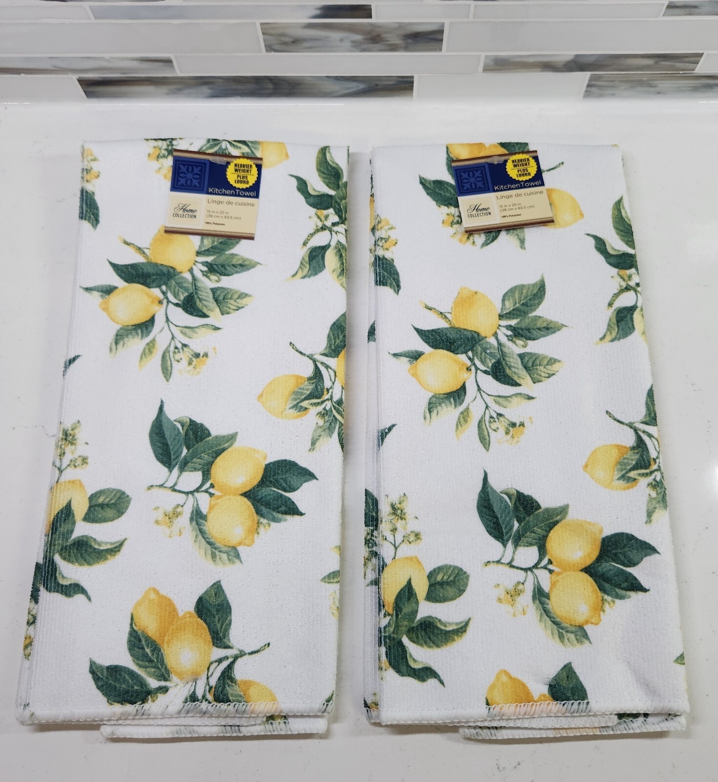 Lemon Kitchen Towels