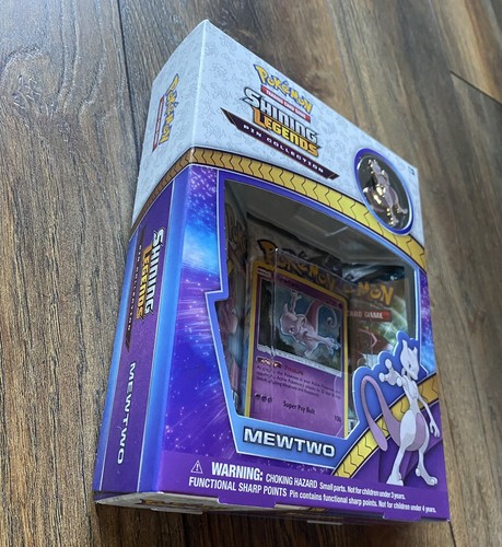 Shining Legends Pin Collection Mewtwo Mewtu NEU OVP English