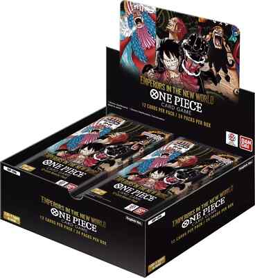 ONE PIECE TCG Emperors In The New World OP09 NEW Sealed Booster Box