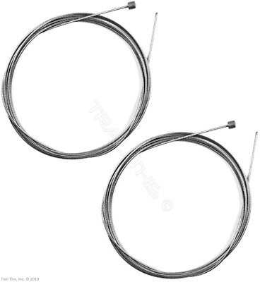 Two (2) Jagwire Slick Stainless Shift Derailleur Shifter Cables for SRAM Shimano