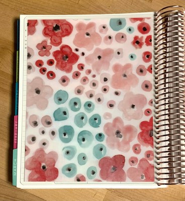 Watercolor Two-Sided Dashboard for use with Erin Condren Life Planner