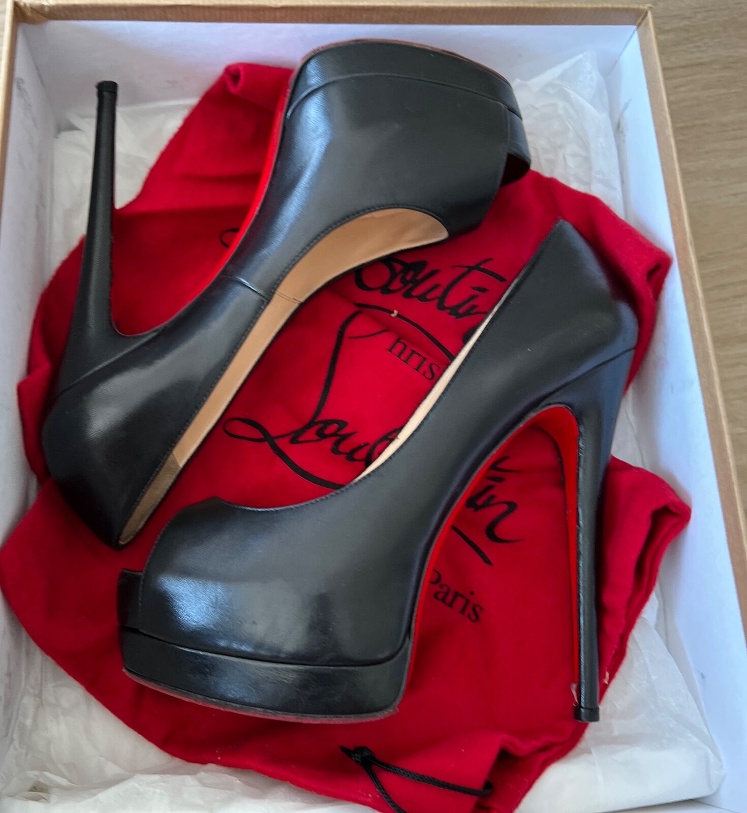 Christian Louboutin Palais Royal 140 Kid Leather Pumps