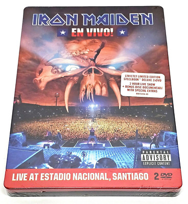 Iron Maiden En Vivo! Steelbook 2012 Strictly Limited Edition Deluxe New Sealed