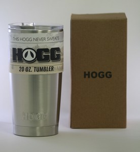 Reviews Hogg 20 Oz Black Powder Coated Tumbler Stainless Steel Rambler Travel Cup Ebay