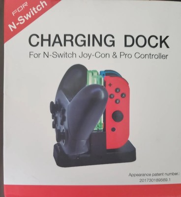 Epuly 2 In 1 Charging Grip Dock For Joy-Con N-Switch