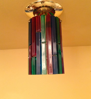 Vintage Lighting four 1960s Fiesta pendants by Moe