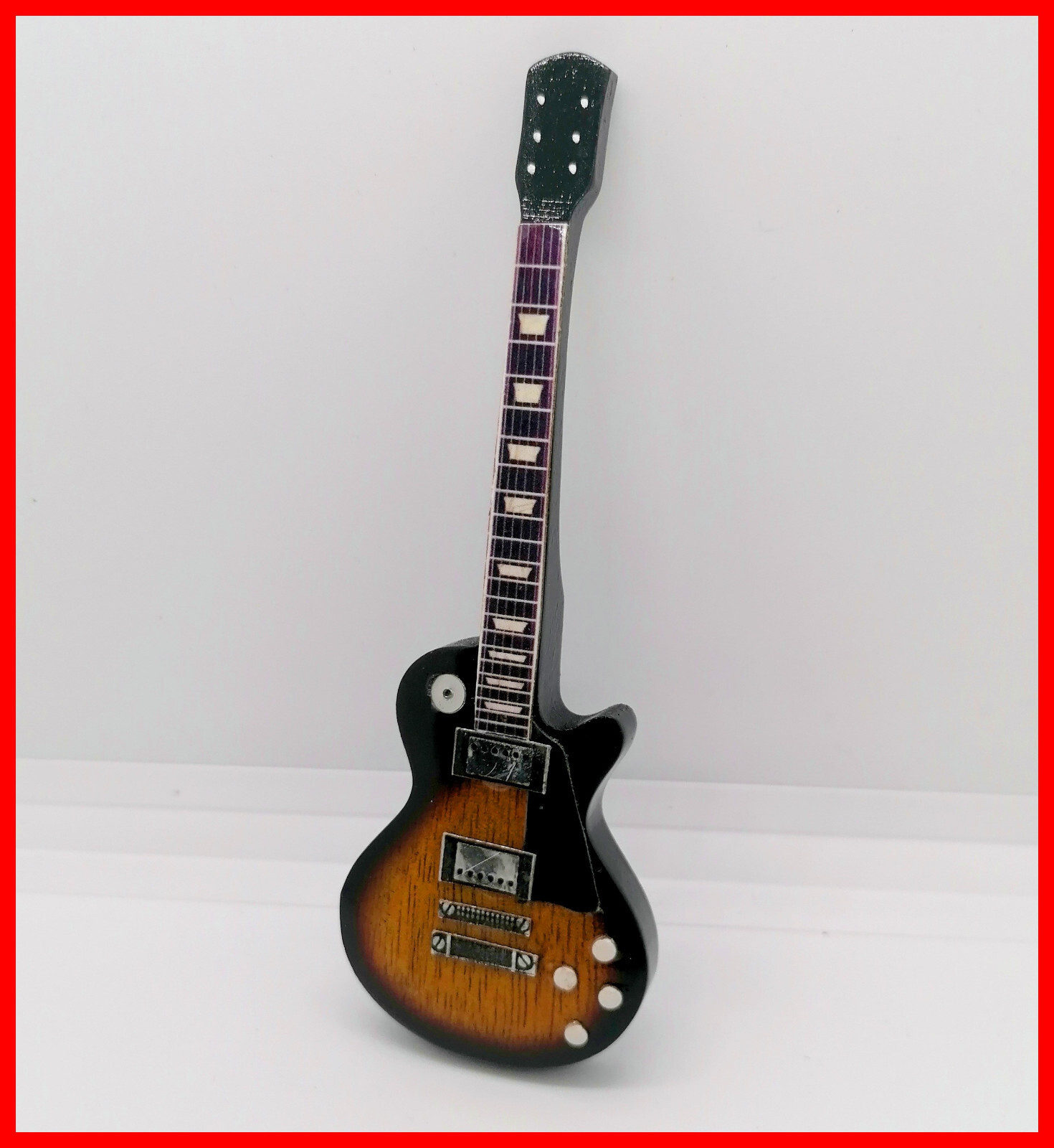 Rolling Stones - Miniature Guitar Magnet! Language Logo