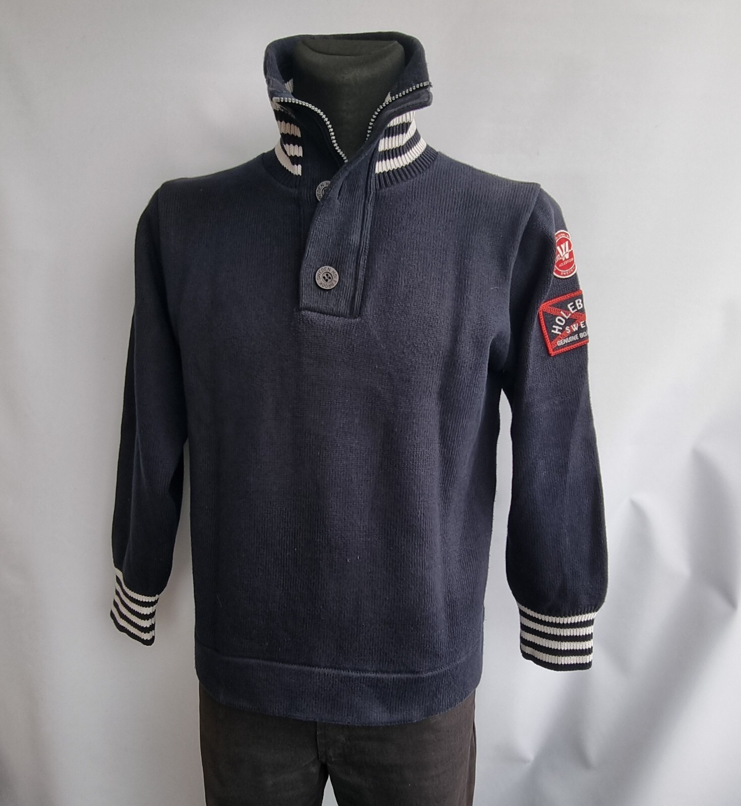 HOLEBROOK SWEDEN ニット グレー HOLEBROOK Sweden Gray Cotton Sweater sz S Unisex | eBay