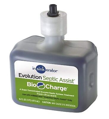 InSinkErator CG Evolution Septic Assist Bio Charge Replacement Cartridge, 16-...