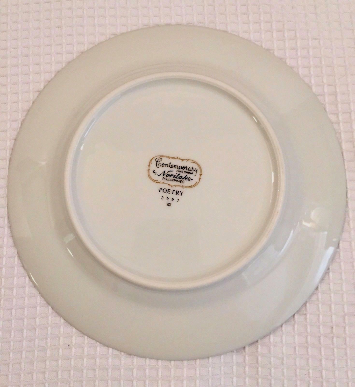 Noritake Vintage Replacement Poetry Floral China Dessert Bread Butter Plate