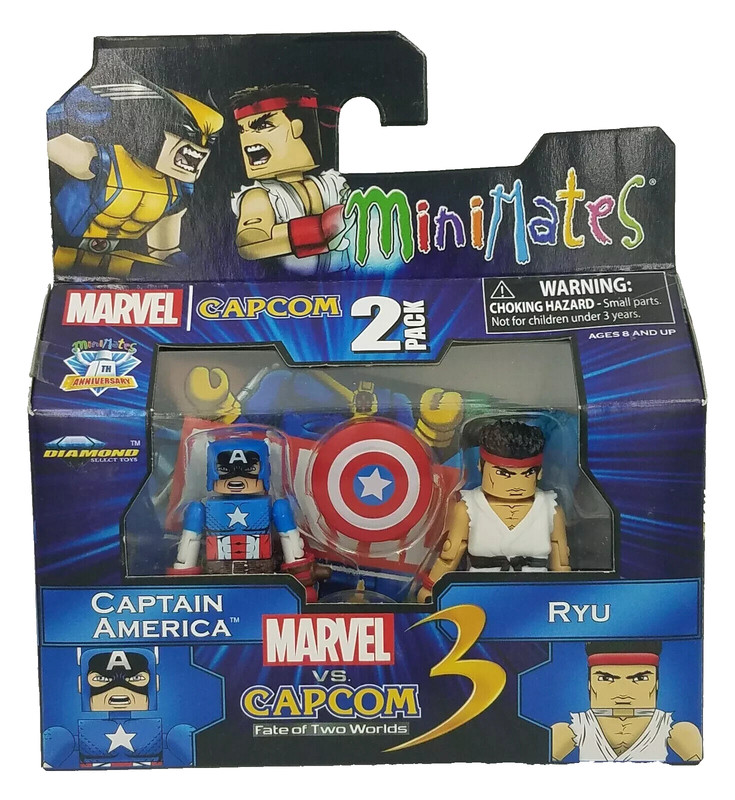 Marvel vs Capcom 3 Minimates Series 3 Captain America vs