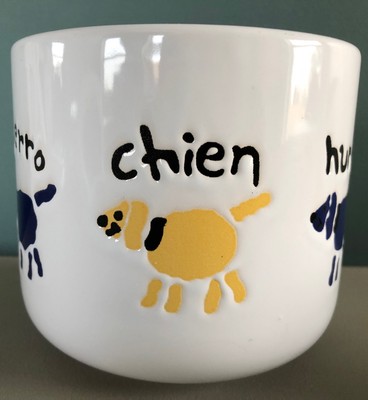Waechtersbach Dog Bowl Germany Perro Chien Hund 4.5