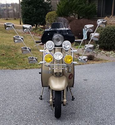Stadium Mirror Head - Lambretta Vespa Classic Car | eBay