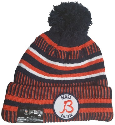 New Era OTC V3 NFL Chicago Bears Официальная боковая линия Home Cold Weather Sport Knit