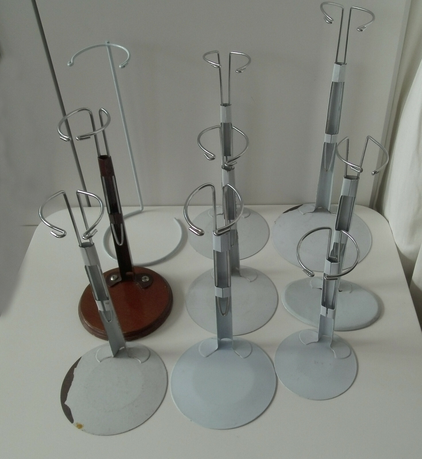 9 Puppenständer höhenverstellbar, Displayhalter Puppe Teddy Ständer