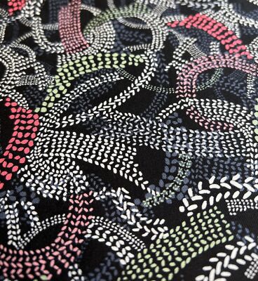 Fabric - OOP Wool Ewe Be Mine by Maria Kalinowski for Kanvas Cotton Sold BTHY