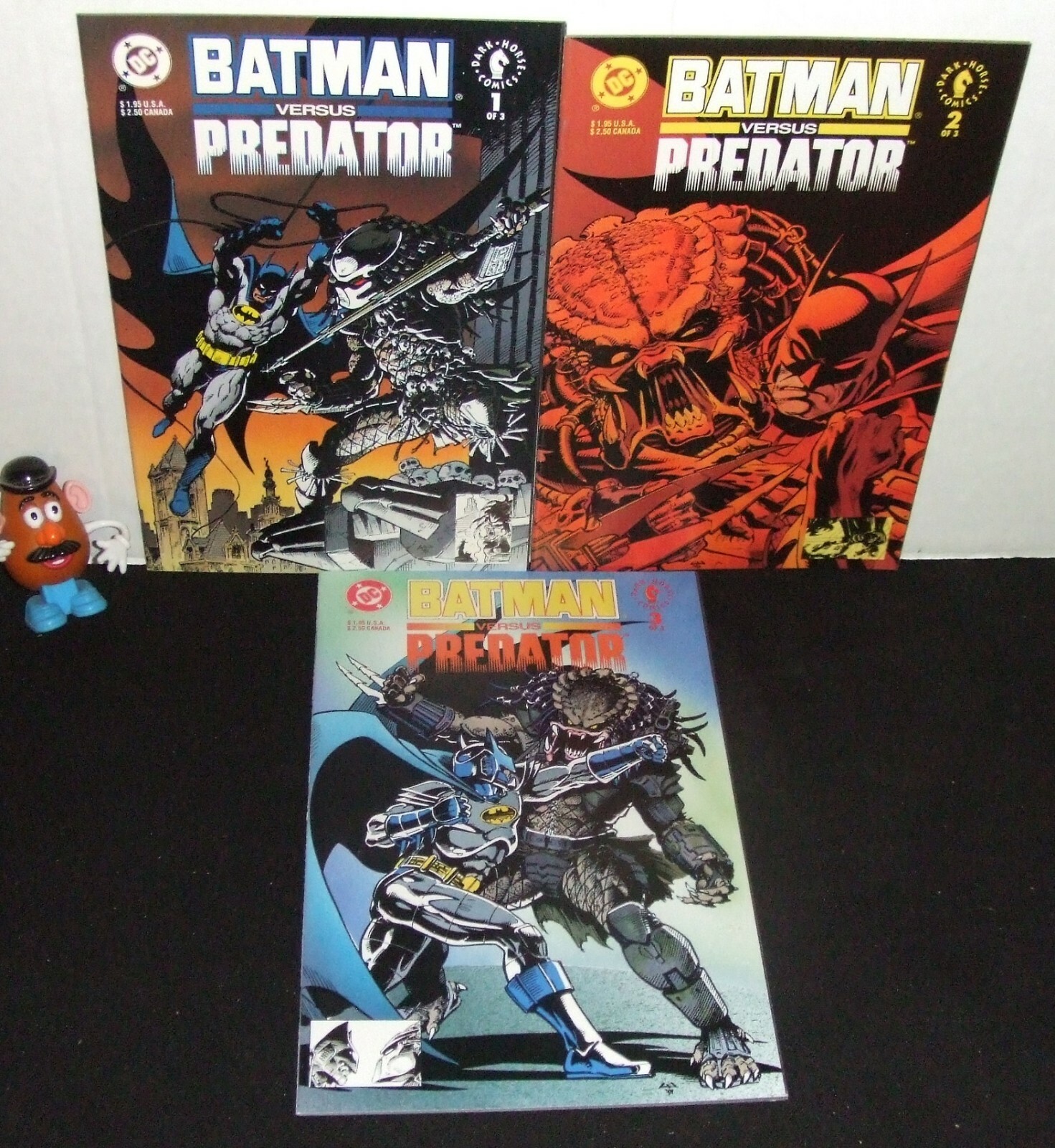BATMAN VERSUS PREDATOR 3 ISSUE REGULAR DIRECT COMIC SET #1-3
