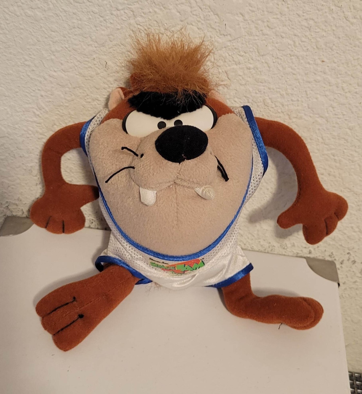 Vintage New 96 Space Jam Tasmania Devil Plush Toy Warner Vintage New 96 Space Jam Tasmania Devil Plush Toy Warner