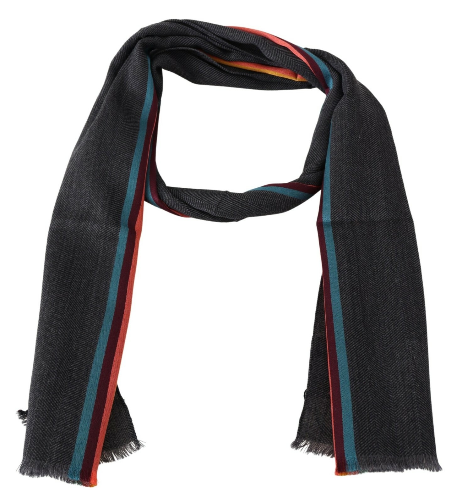 

Шарф MISSONI, шерстяной шарф в разноцветную полоску, унисекс, с бахромой на шею, 180см x 30см 340 долларов США, Multicolor