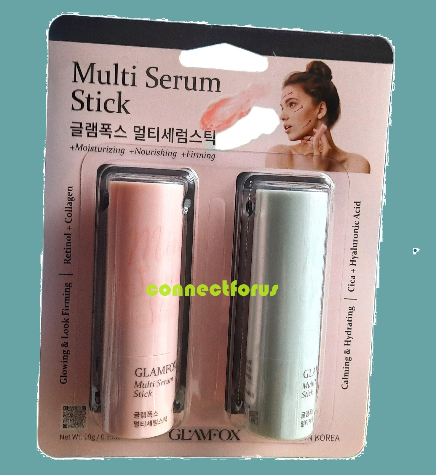 Glamfox Retinol Collagen + Cica Hyaluronic Acid Multi SERUM Stick Duo Moisturize
