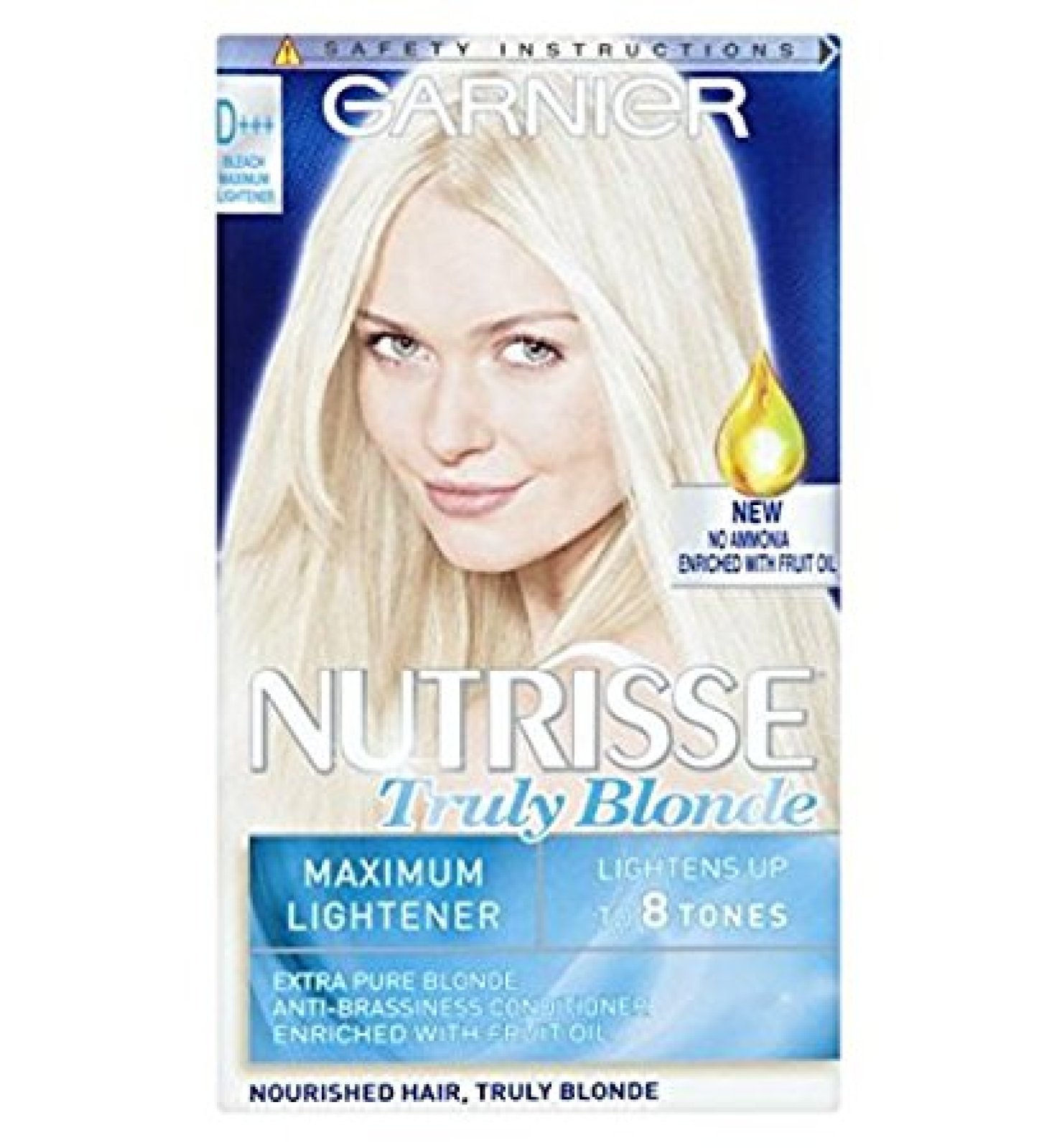 Garnier Nutrisse D Bleach Lightener Permanent Hair Dye Gray
