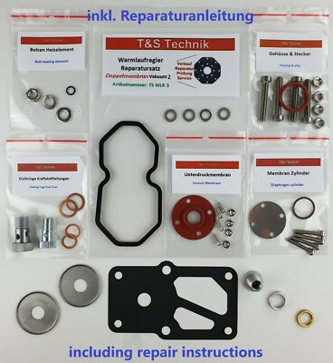 0438140164 Warmlaufregler Reparatursatz PORSCHE 911 3,6 Turbo WUR Warm Up Regula