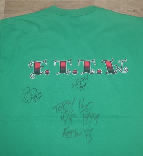 90s H2O ホッケーシャツ USA製 NY HC H×C L ハードコア Rare Official H2O Sneakerhead T Shirt L NYHC New York