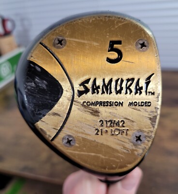 Samurai 5 Wood Golf Club Competitive Edge 21* Loft MC Graphite Hardened Clean