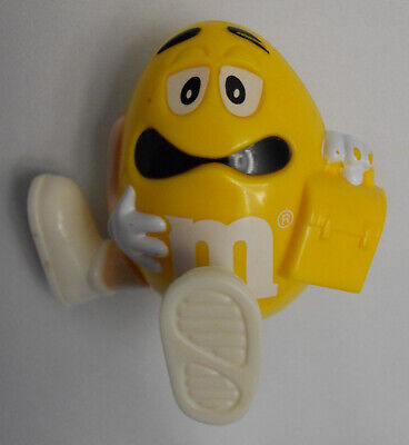 Vintage 1990s M&M Character YELLOW PEANUT Mascot Candy Holder Dispenser Cake Top