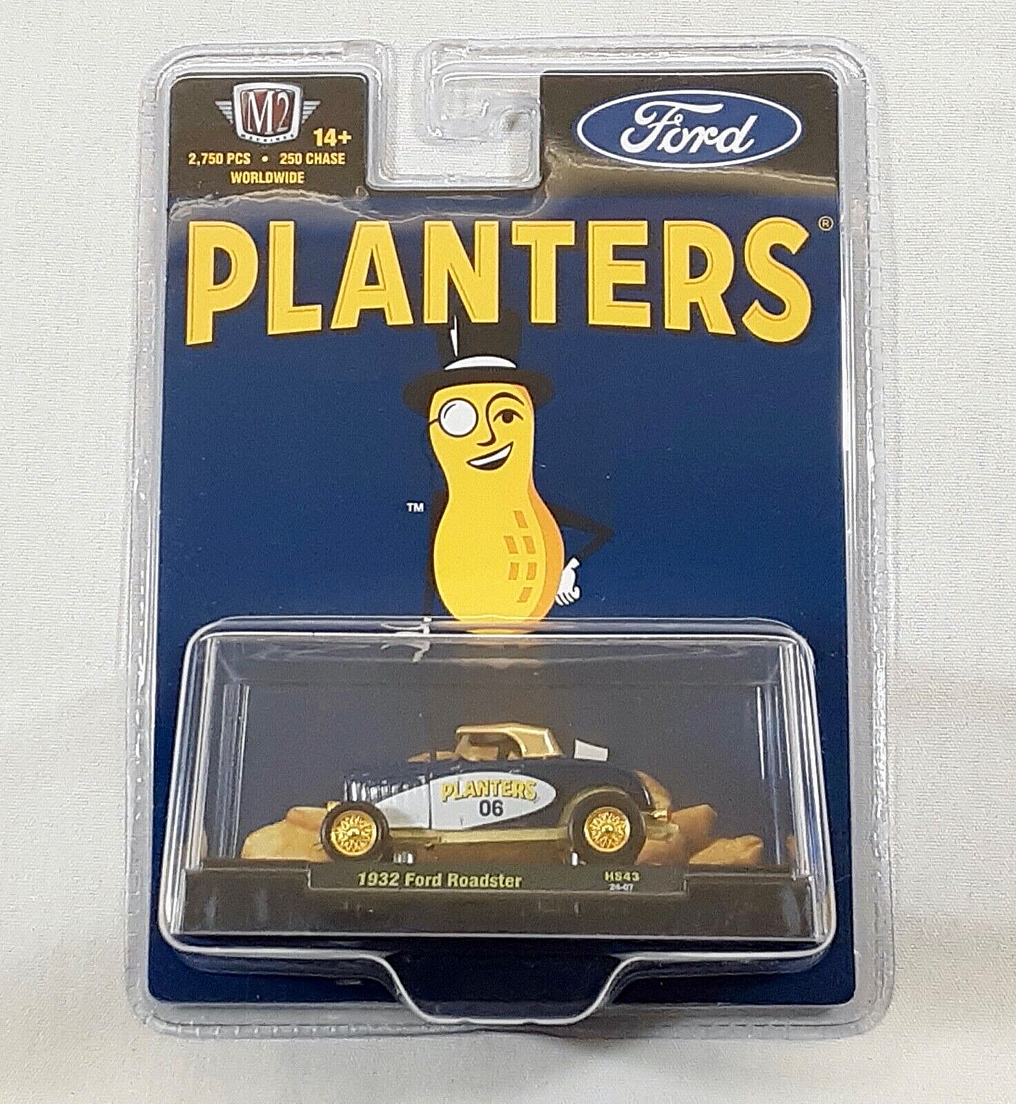 M2 Machines Planters Peanuts 1932 Ford Roadster Chase 1of