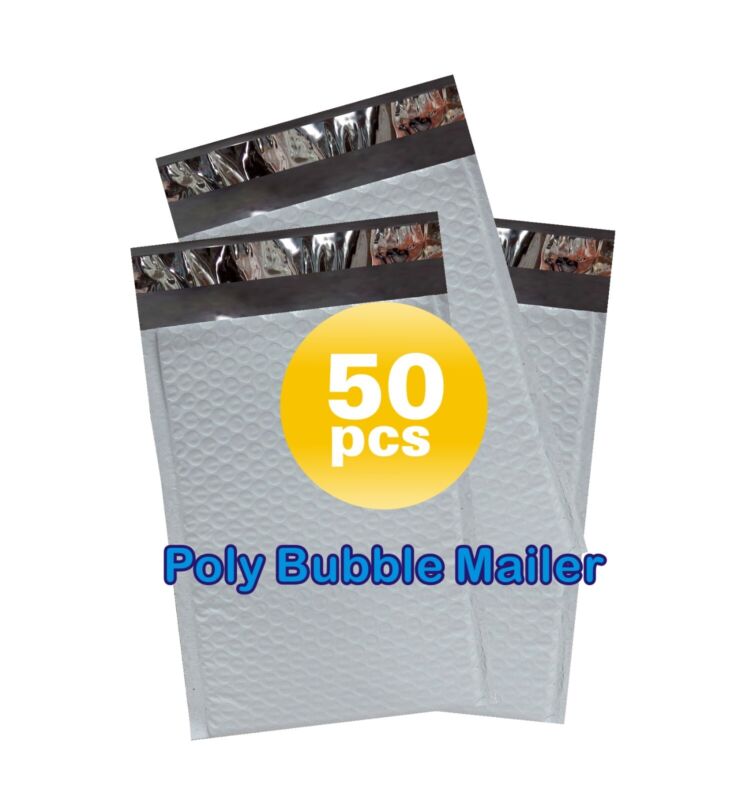 Superpackage®50 #7  14.25 X 19  Poly Bubble Mailers Padded Envelopes