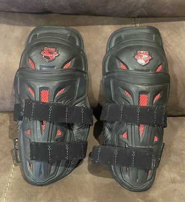 ICON FIELD ARMOR STRYKER KNEE CE IMPACT PROTECTOR ONE SIZE FITS MOST USED
