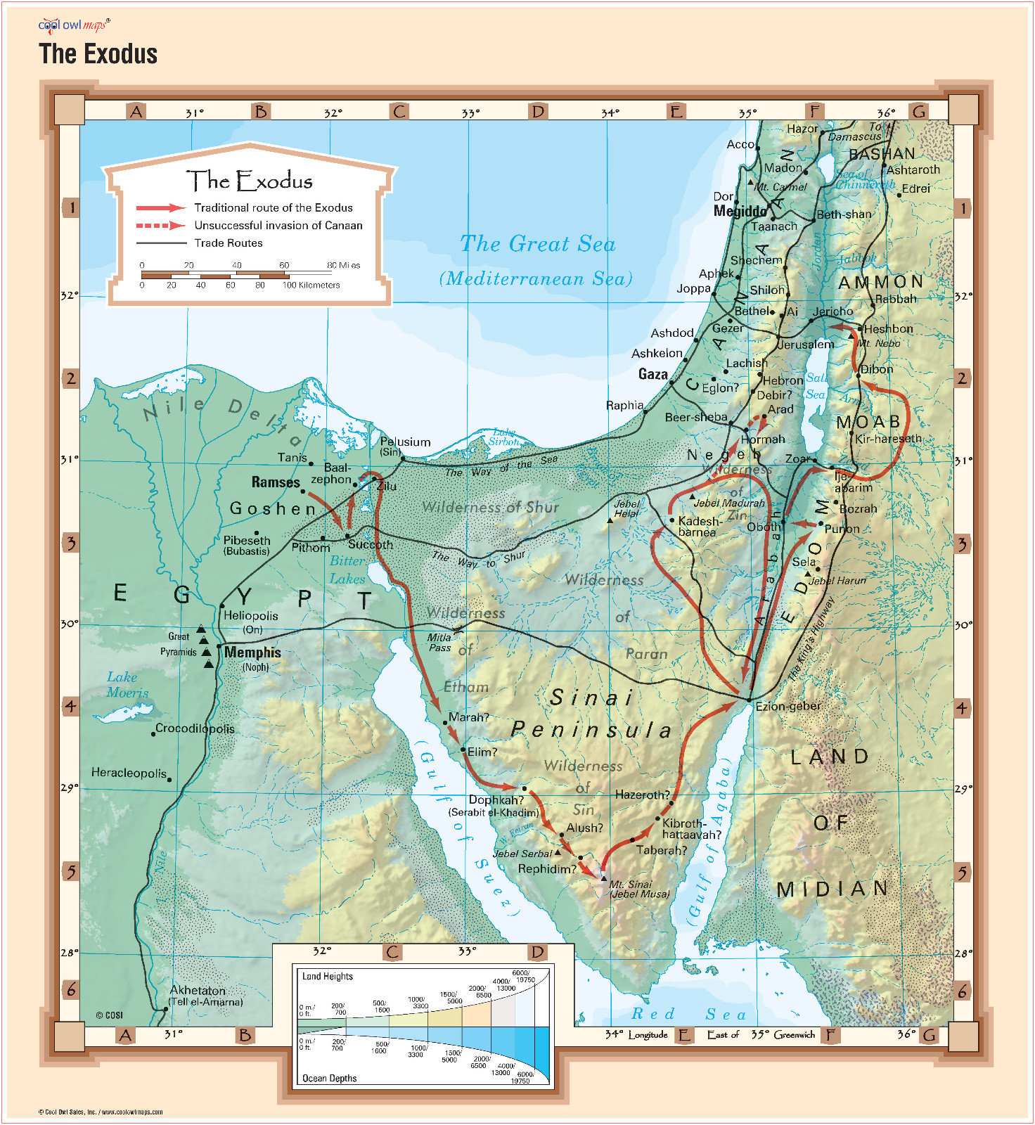 聖書歴史地図　初版　ATLAS OF THE BIBLE The Historical Atlas of the Bible (Historical Atlas Series
