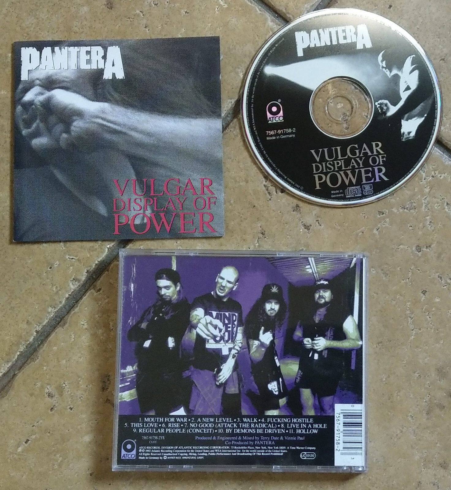 PANTERA ‎– Vulgar Display Of Power (Audio CD) | eBay