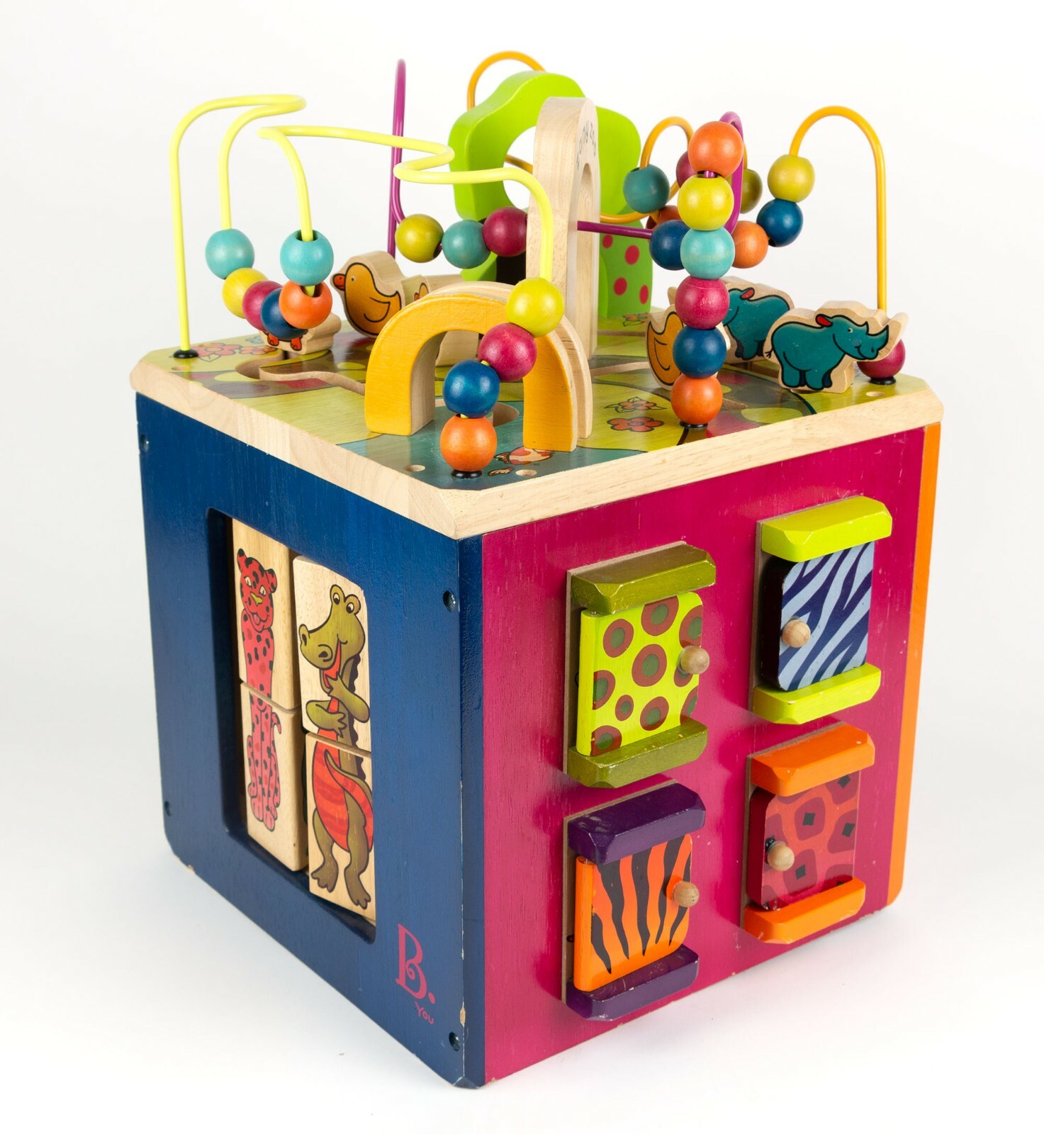 zany zoo activity cube