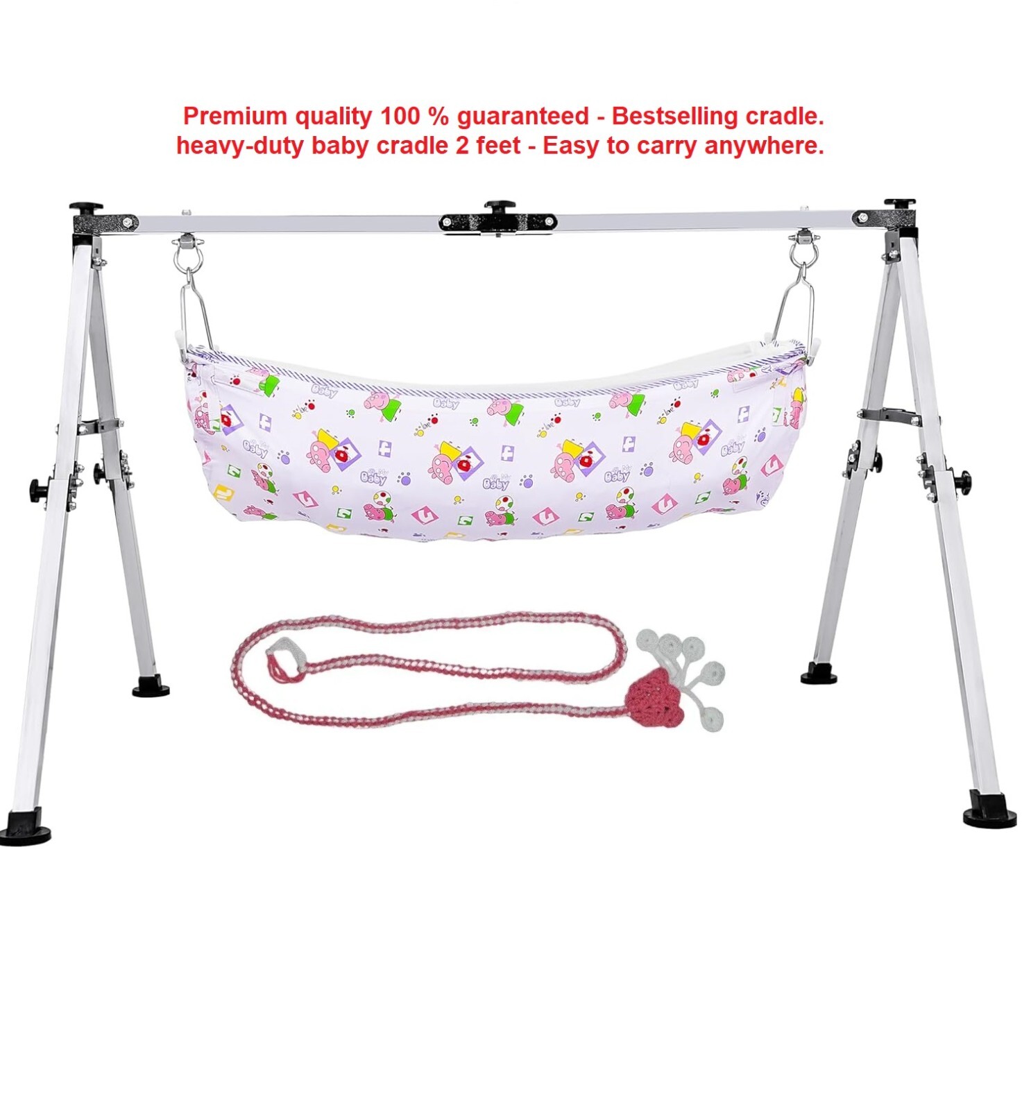 Khadlaj Gaith Baby Rina 様 Aamivi Baby Rocks Premium – Indian Baby Cradle, Ghodiyu