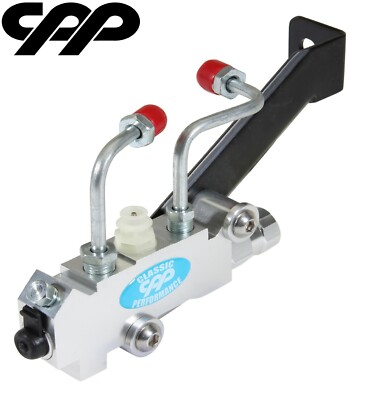 4 WHEEL DISC BRAKE GM STYLE ALUMINUM PROPORTIONING VALVE BRACKET SIDE MOUNT
