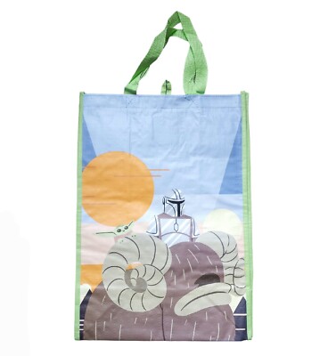 Star Wars Mandalorian Reusable Bag Tote Birthday Gift Shopping Disney Large 