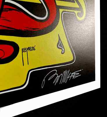 Grateful Dead Poster Dantes Inferno Vancouver 1967 New Hand-Signed A/P Bob Masse