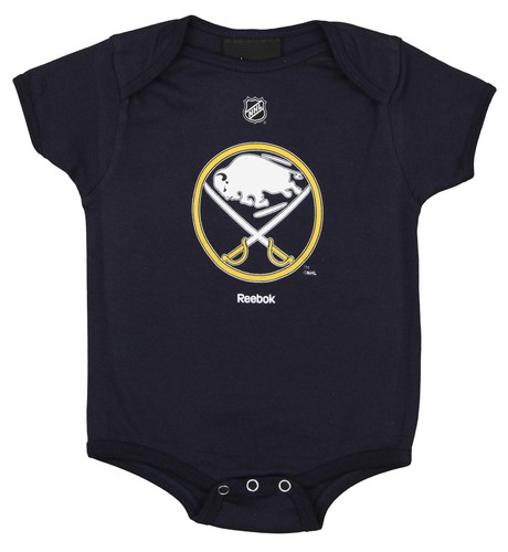 Reebok NHL Infants Buffalo Sabers Team Creeper с логотипом, темно-синий