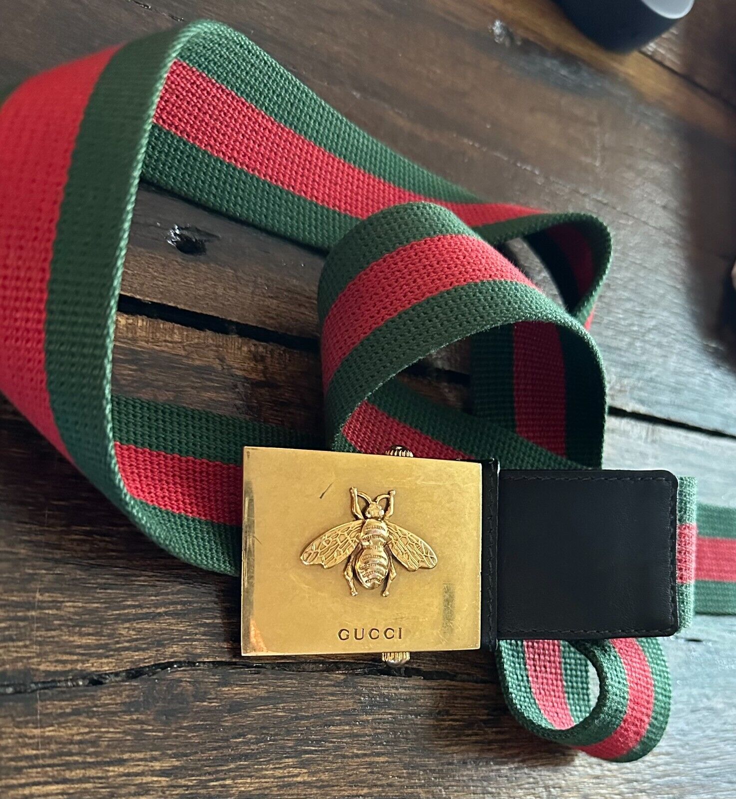 Gucci Bee web belt: green & red | eBay Gucci Bee web belt: green & red | eBay