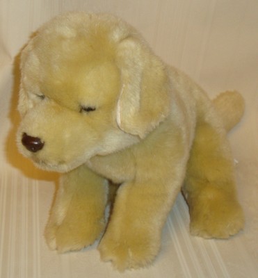 yellow dog plush