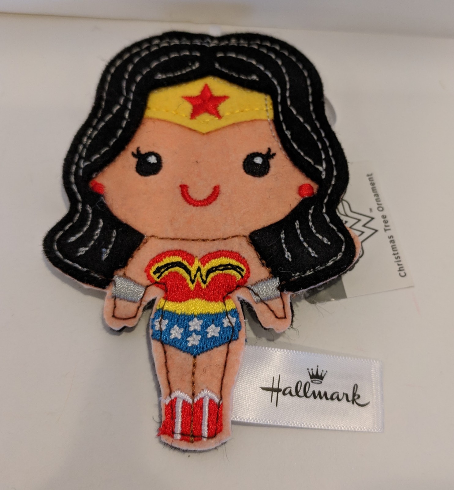 Hallmark Felt DC Wonder Woman Superhero Christmas Ornament - Target Exclusive