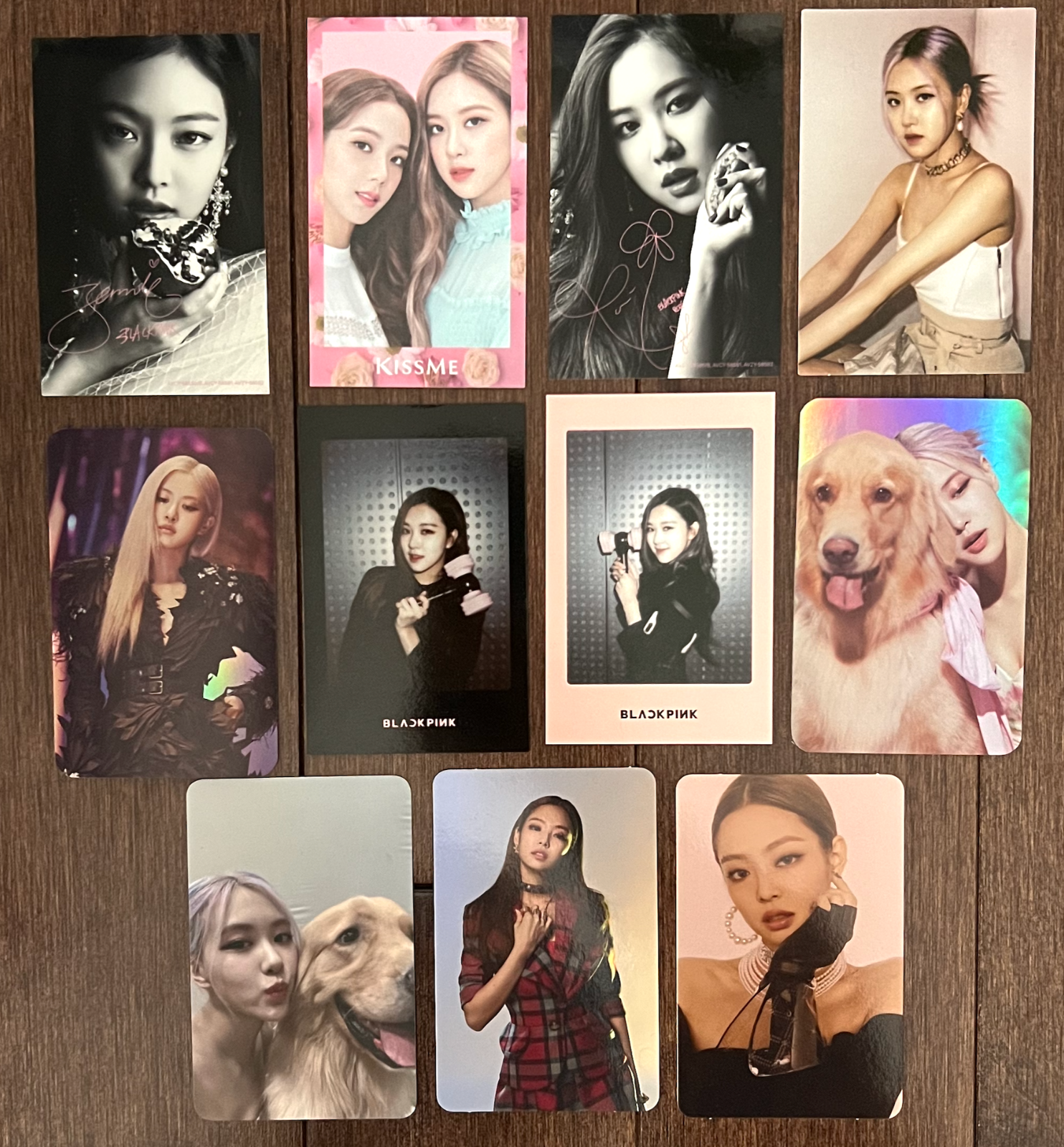 Blackpink Rosé Jennie official photocards - Miami