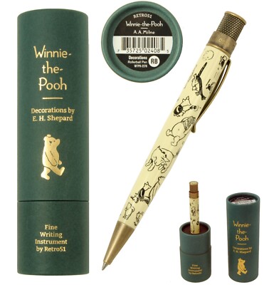 Retro 51 #WTPR-2276K / Winnie-the-Pooh Tornado Rollerball by E.H. Shepard
