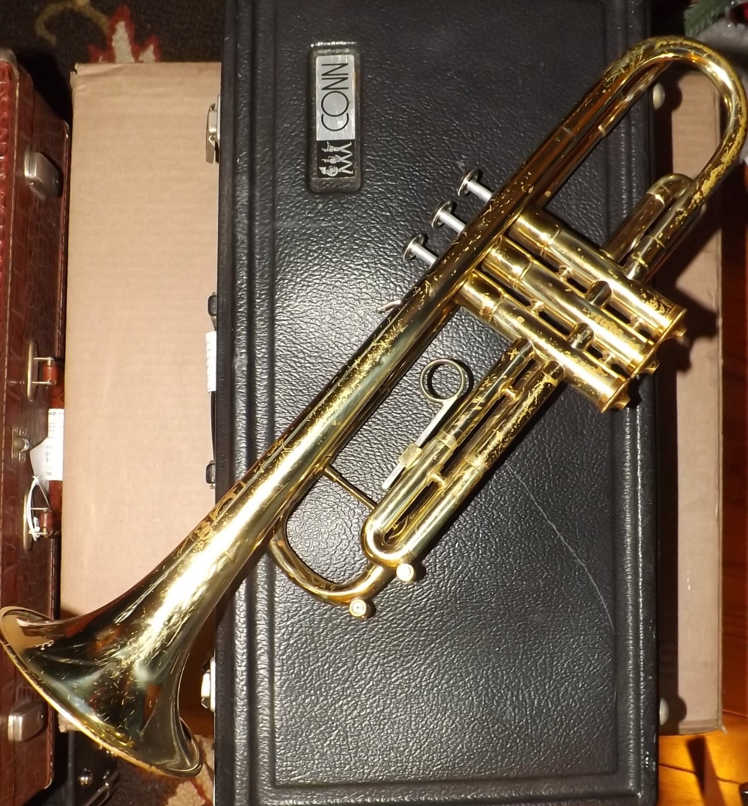 Director Conn Cornet CONN Good Case Trumpet case⁄MP. with USA