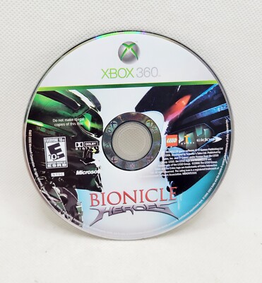 Bionicle Heroes Xbox 360 Lego Game Disc Only Tested 