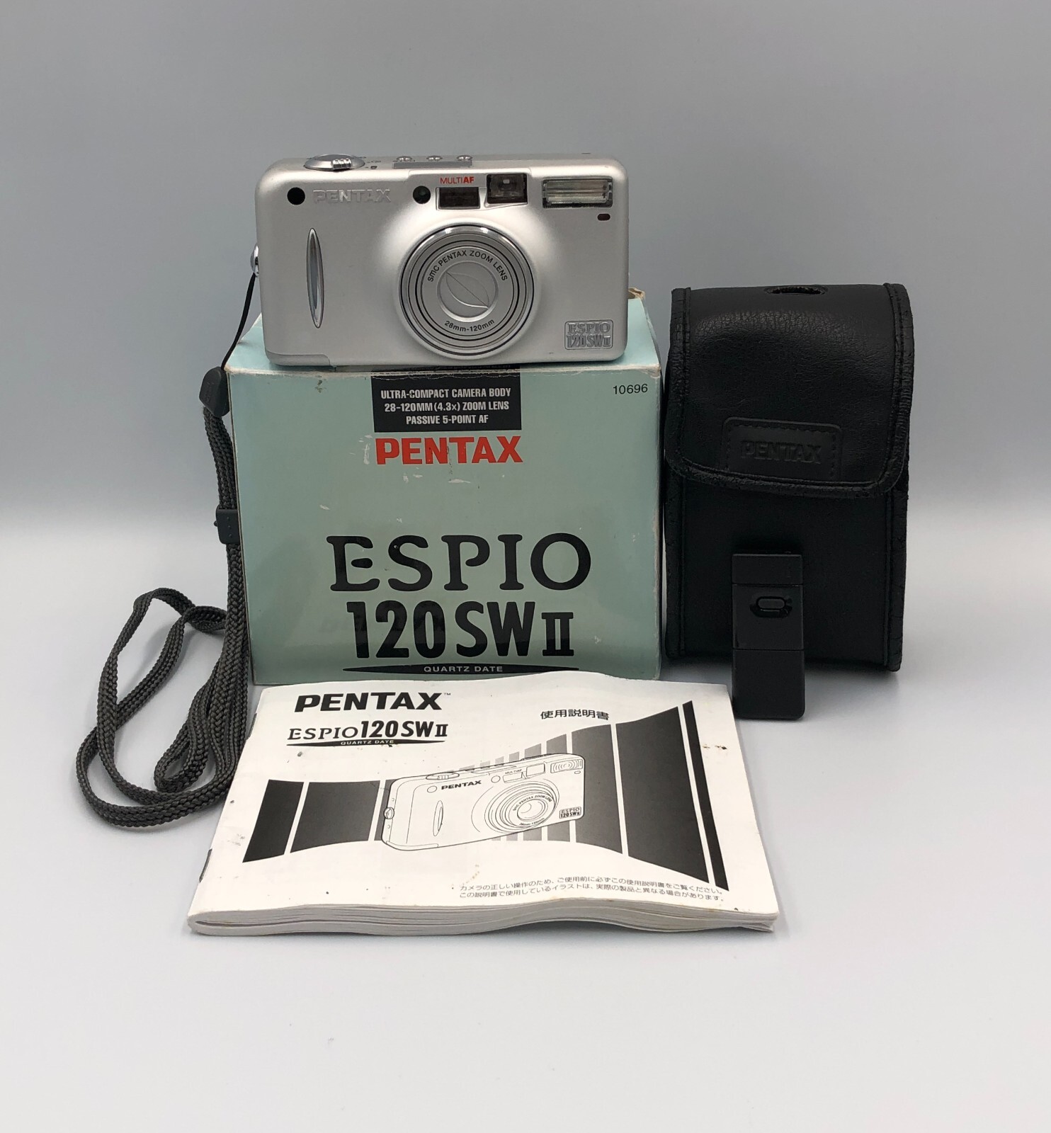 【激安通販 オンラインショップ】 SW 120 Espio Pentax II Film Compact 35mm Shoot & Point フィルムカメラ