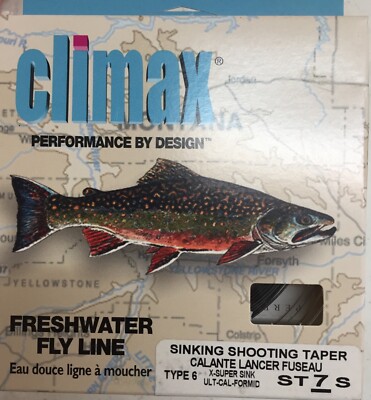 Climax ST7S Sinking Shooting Taper Type 6 185 Gr.